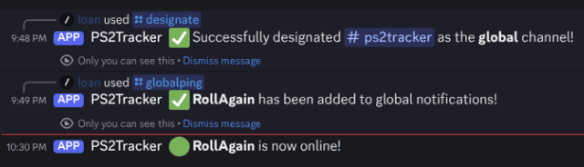 Section 2 global pool setup example